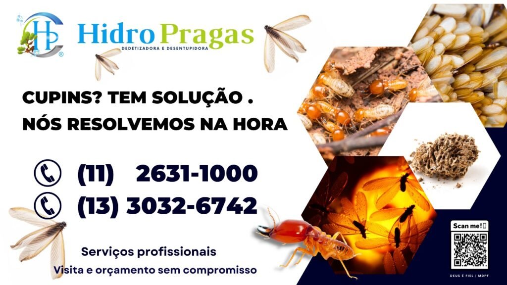 Empresa de Dedetizacao de Cupim Sao Vicente