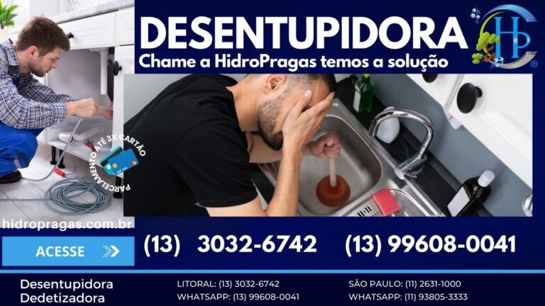 desentupimento no litoral