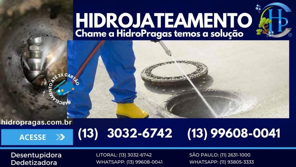 hidrojateamento de alta pressao profissional